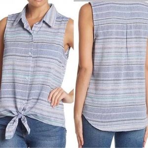 Beachlunchlounge Cotton Sleeveless Blouse